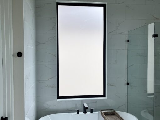 3M Matte Crystal i – Bathroom Privacy in Austin, Texas
