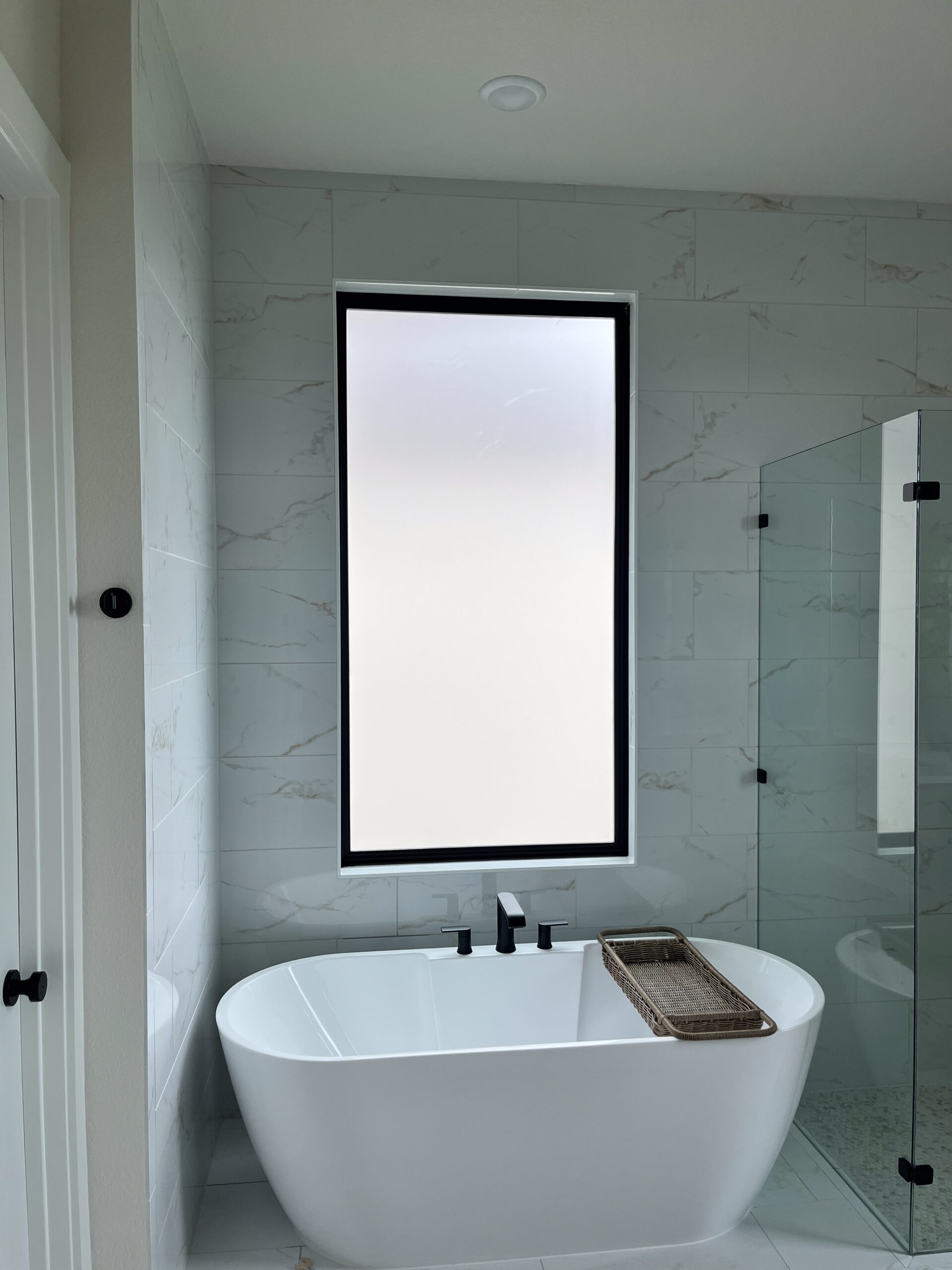 Bathroom Privacy with 3M Mat Crystal i